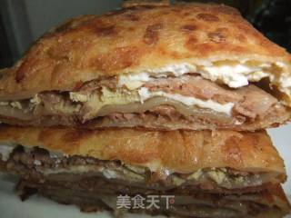 灌鸡蛋馅饼的做法步骤：10