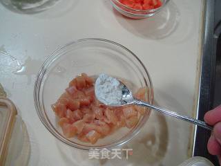 春笋炒鸡粒的做法步骤：4