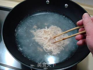 鸡丝拌春笋的做法步骤：7