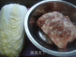 白菜猪肉包子的做法步骤：2