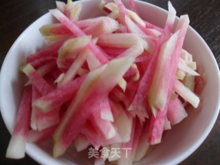 萝卜拌海蜇的做法步骤：3