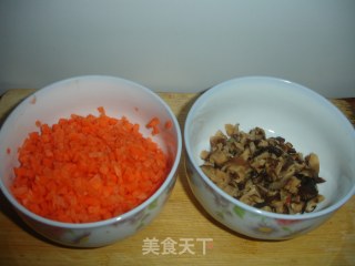 陈饭巧利用——胡萝卜香菇鸡味粥的做法步骤：4