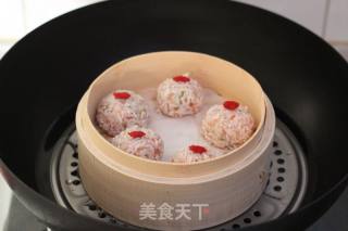 让珍珠肉丸子口感更细嫩软糯的秘诀——【珍珠丸子】的做法步骤：10