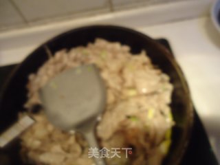 大葱炒豆皮的做法步骤：6