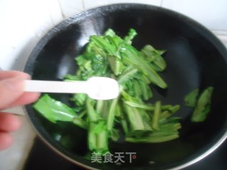 蒜蓉油麦菜的做法步骤：5