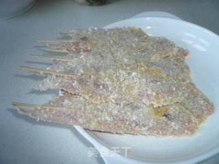 油炸鳎鰢羔的做法步骤：3