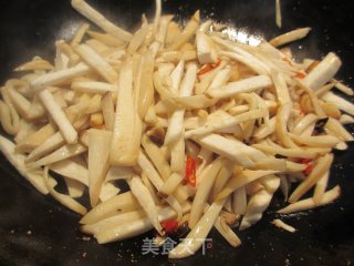 辣炒海苔杏鲍菇的做法步骤：8
