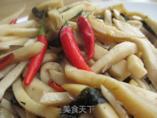 辣炒海苔杏鲍菇的做法步骤：11
