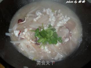 鲜鱿白萝卜的做法步骤：7