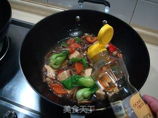 素烧杂菇嫩豆腐的做法步骤：8
