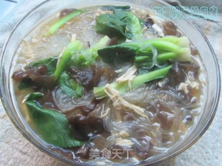 三鲜粉丝汤的做法步骤：9