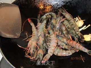红烧海虾的做法步骤：5
