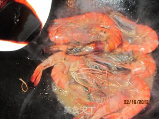 红烧海虾的做法步骤：7