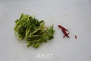 香菜炒土豆条的做法步骤：6