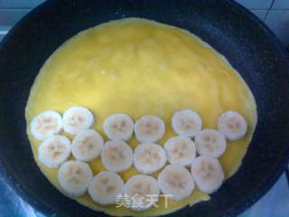 香蕉可丽饼（山寨版）的做法步骤：7