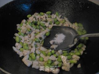 莲藕毛豆的做法步骤：5
