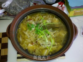 羊肉酸菜砂锅的做法步骤：4