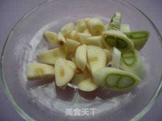 清炒油菜苔的做法步骤：3