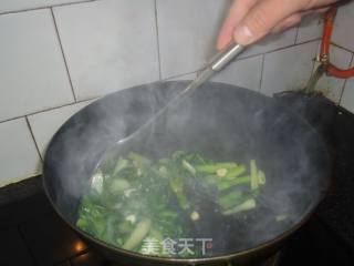 清炒油菜苔的做法步骤：6