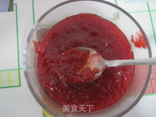 超简单的面包机版草莓酱的做法步骤：5