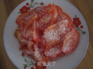糖拌西红柿的做法步骤：3