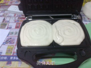 和儿子的游戏--蛋糕版华夫饼的做法步骤：10