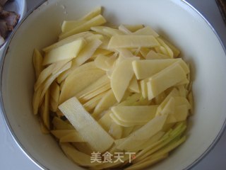 家常土豆炒肉片的做法步骤：2