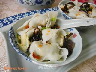 蛋皮荠菜大馄饨的做法步骤：18