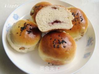 葡萄干果酱小餐包的做法步骤：25