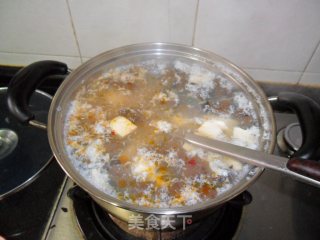 酸辣鸭血豆腐汤的做法步骤：7