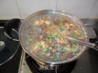 酸辣鸭血豆腐汤的做法步骤：8