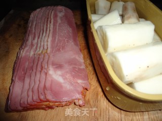 山药培根卷的做法步骤：1
