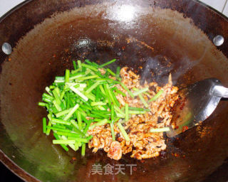 蒜苔肉丝的做法步骤：6