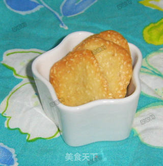 白芝麻脆饼的做法步骤：9