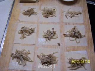 懒人做饭之--简易素春卷的做法步骤：9