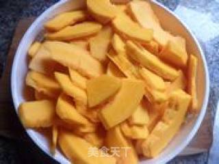 当南瓜遇上红薯-----南瓜糯米糍的做法步骤：1