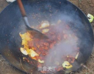 大头菜炒腊肉的做法步骤：5