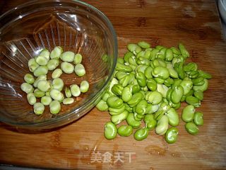 蚕豆滑肉片的做法步骤：2