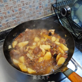 山药烧牛肉的做法步骤：13