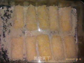 香芒海鲜卷的做法步骤：6