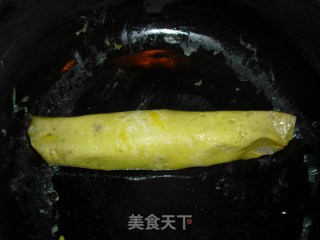 芋头蛋卷的做法步骤：5