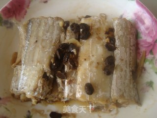 豉汁蒸带鱼的做法步骤：6