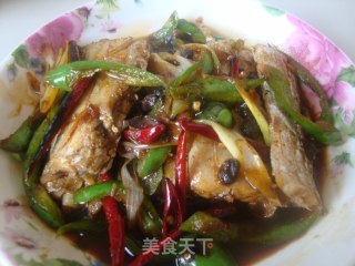 豉汁蒸带鱼的做法步骤：9