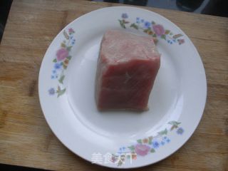 三色彩椒溜肉片的做法步骤：1