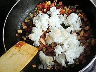 蘑菇火腿焗饭的做法步骤：11