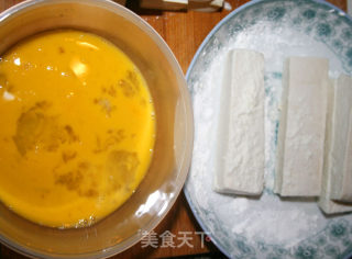 【简单的食材做出意想不到的美味】金镶玉豆腐的做法步骤：5