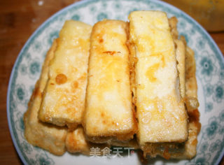【简单的食材做出意想不到的美味】金镶玉豆腐的做法步骤：7
