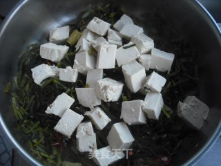 雪里蕻炖豆腐的做法步骤：9