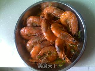 油炒大虾的做法步骤：6