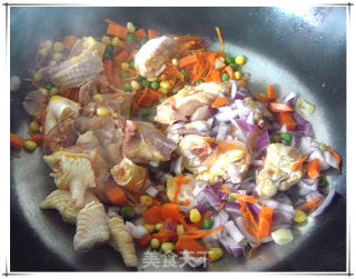 源自新疆羊肉抓饭——鸡肉抓饭的做法步骤：4
